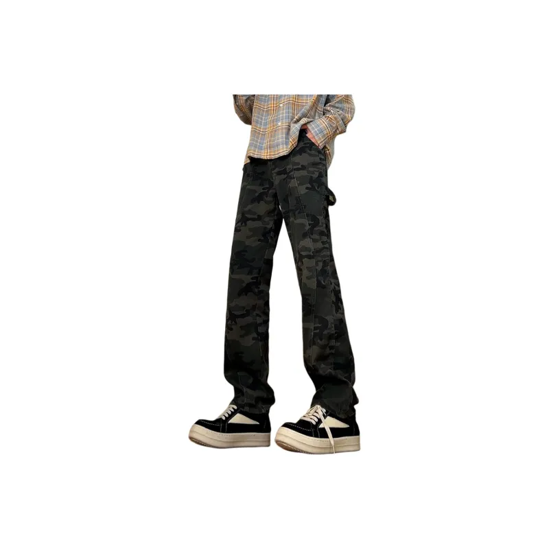 FASTFISH Jeans Unisex Camouflage-0