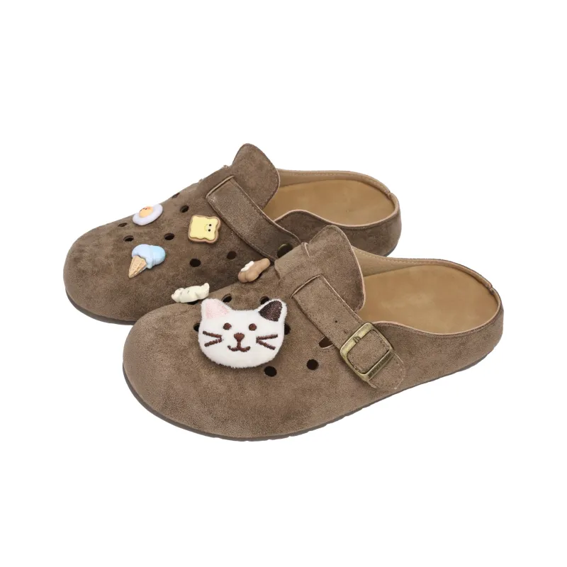 XMISTUO Quiet Abrasion Resistant Slip Resistant Closed Toe Slippers Women's-0