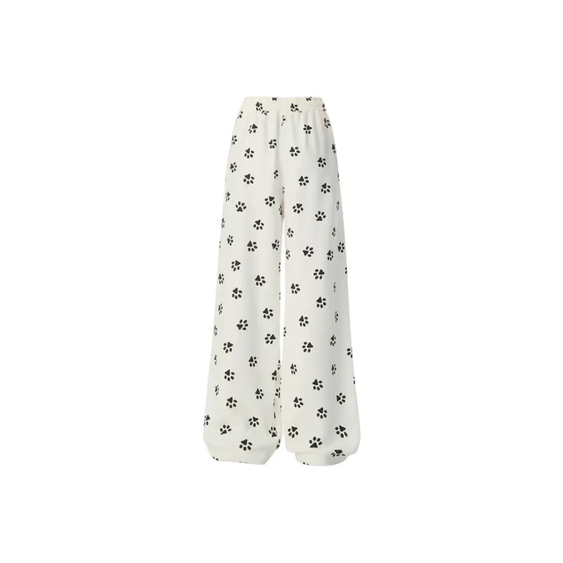 OROI Casual Pants Women's Black White-8