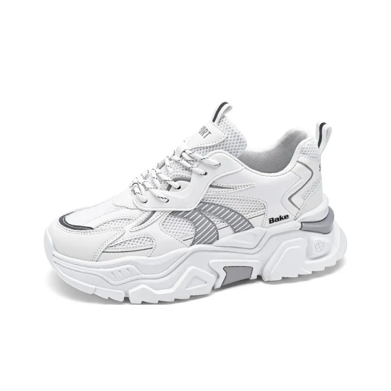 BAKE Cushioning, Breathable, Lightweight Low Top Chunky Sneakers Men's-5