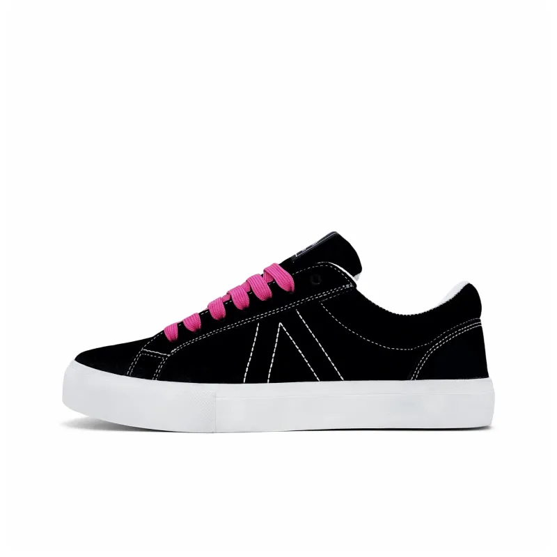 Circle Small Coverage Slip Resistant Cushioning Abrasion Resistant Low Top Skateboard Shoes Unisex Black Pink Green-6