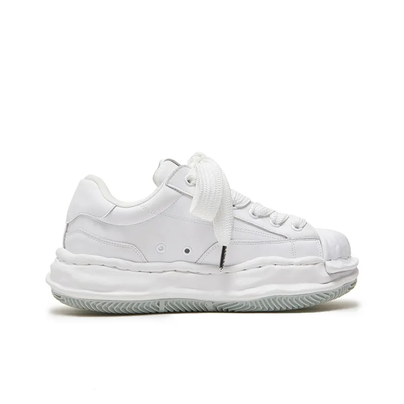 MASONONCE Low Top Skateboard Shoes Unisex White-1