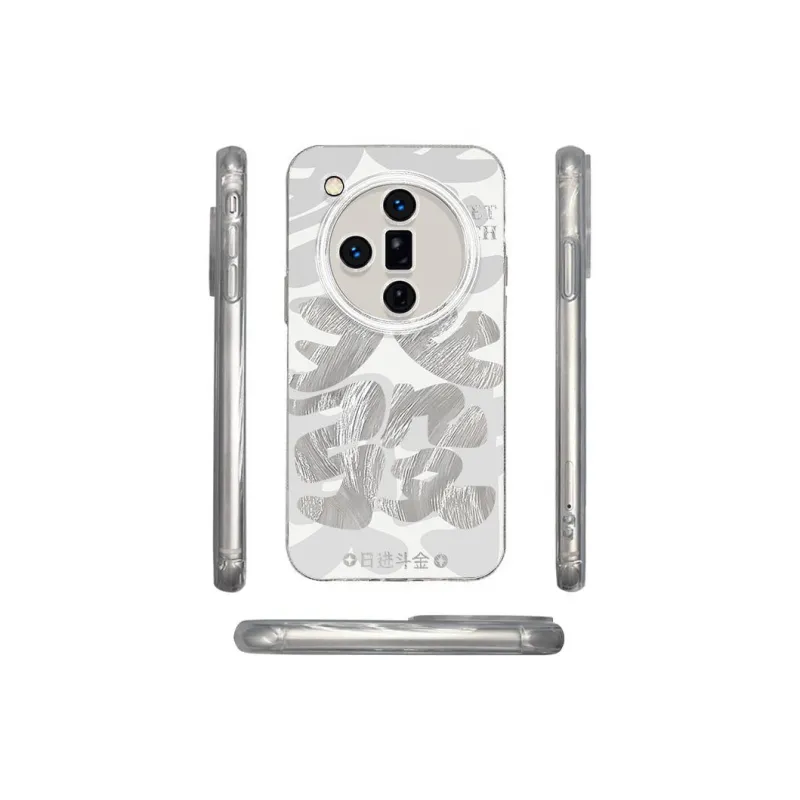 ZHENGGUANG TPU Material Fashion Creativity Phone Cases Compatibility OPPO Reno 13 Pro/12/11/Find X8/X7/X6 Minimalist-0