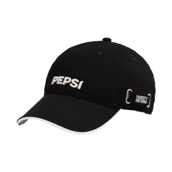 Pepsi Cotton Baseball Caps Unisex Black/Brown/All White