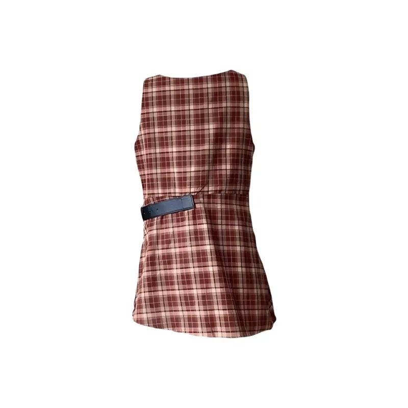 AHDO Sleeveless Dresses Women's-8