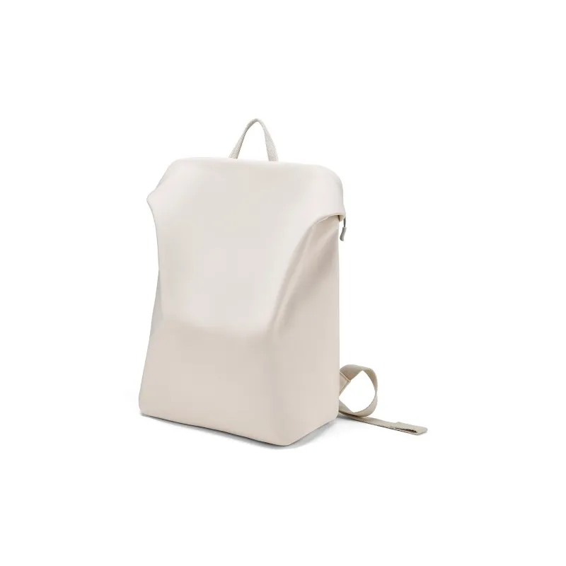 VIHUS Fabric Backpack Unisex White/Black-1