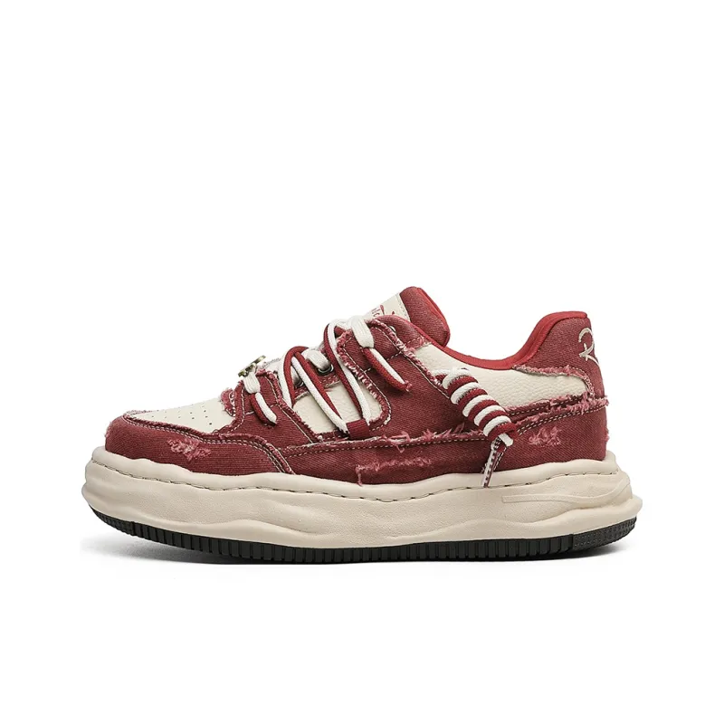WEISHIBANGWEI Canvas Shoes Unisex Red-0