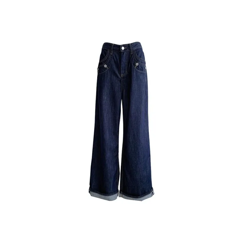 HUINIAN Jeans Women's Dark Blue-0
