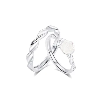 KUMET Sterling Silver Rings Unisex