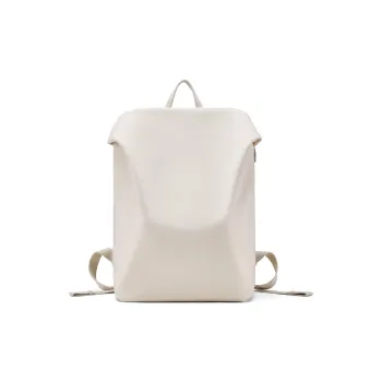 VIHUS Fabric Backpack Unisex White/Black