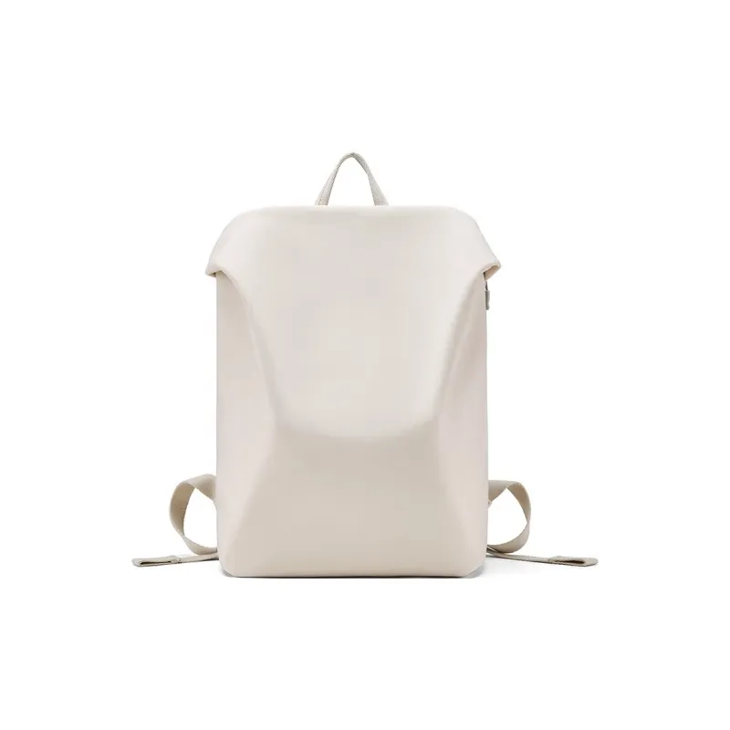 VIHUS Fabric Backpack Unisex White/Black-0