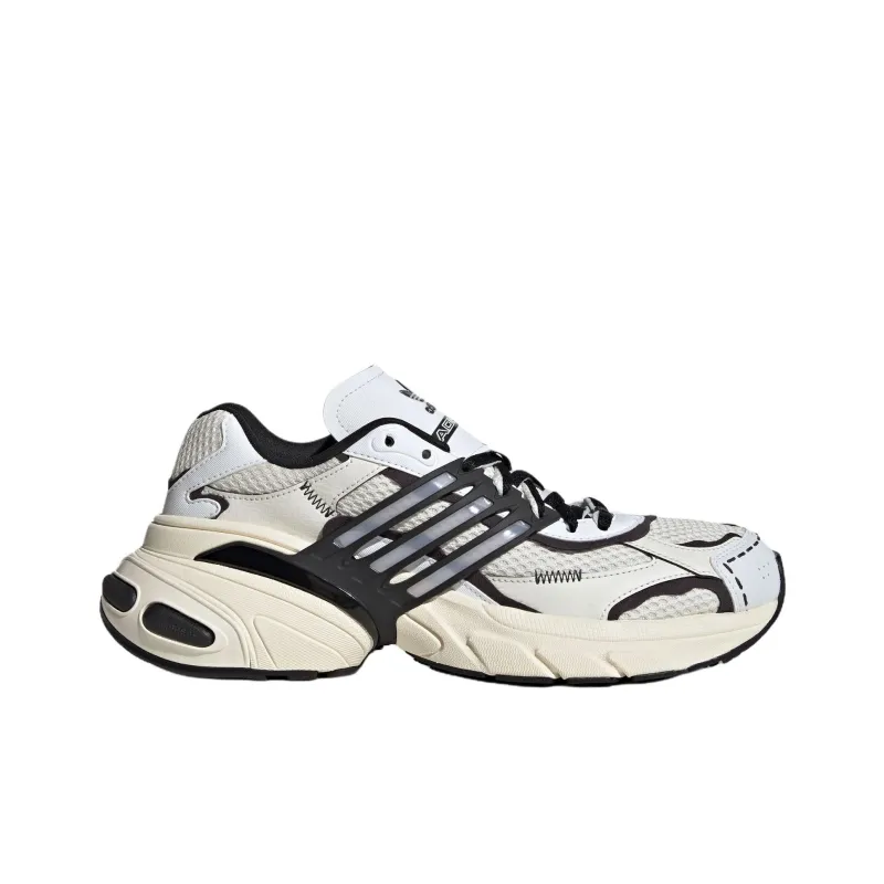 Adidas Originals ADISTAR XLG Anti Slip Wear Resistant Low Top Chunky Sneakers Men's Black White-1