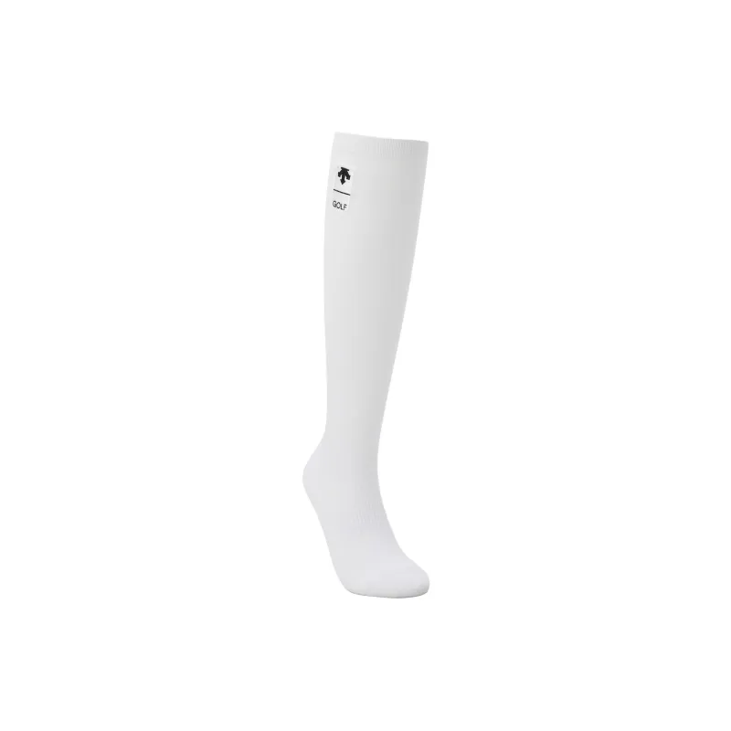 DESCENTE Knee High Socks Women's 1 Pack Bright White-1