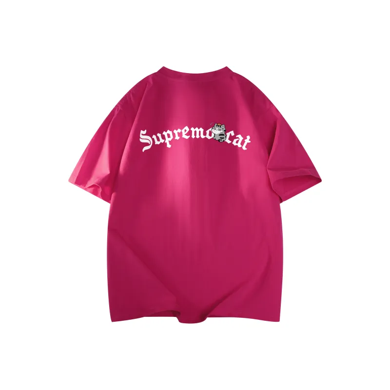 Supremo Cat T Shirts Unisex-10