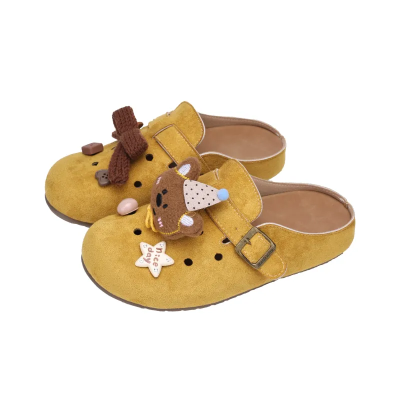 XMISTUO Quiet Abrasion Resistant Slip Resistant Closed Toe Slippers Women's-13