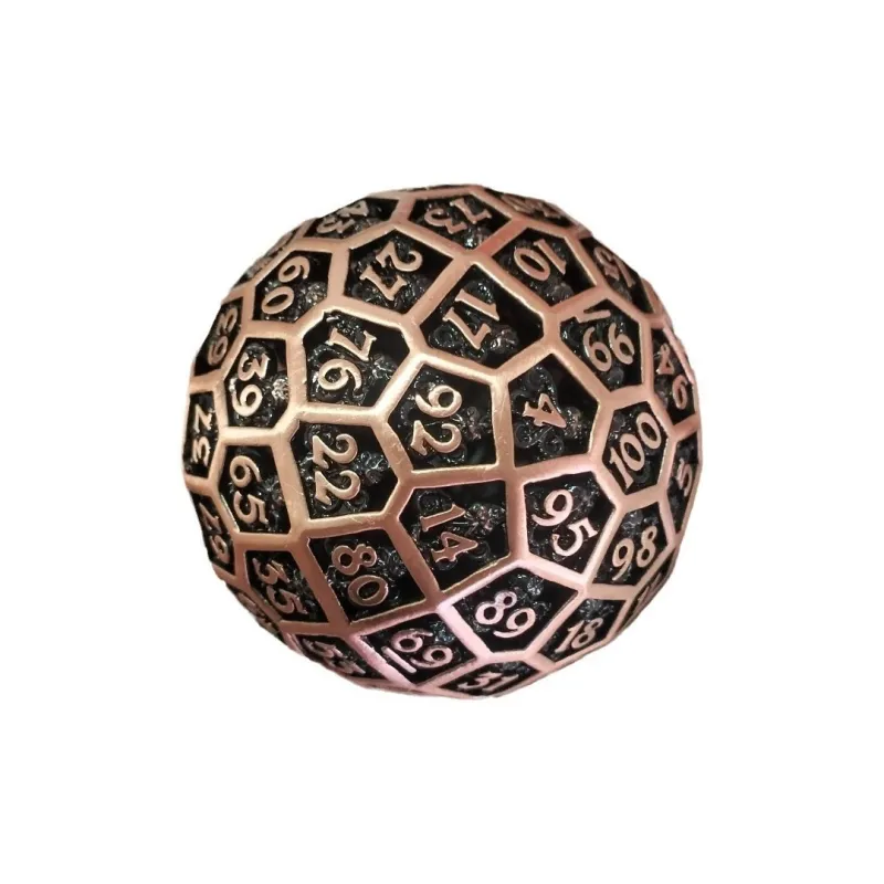 Gollum 100 Sided Copper Dice Board Games-3