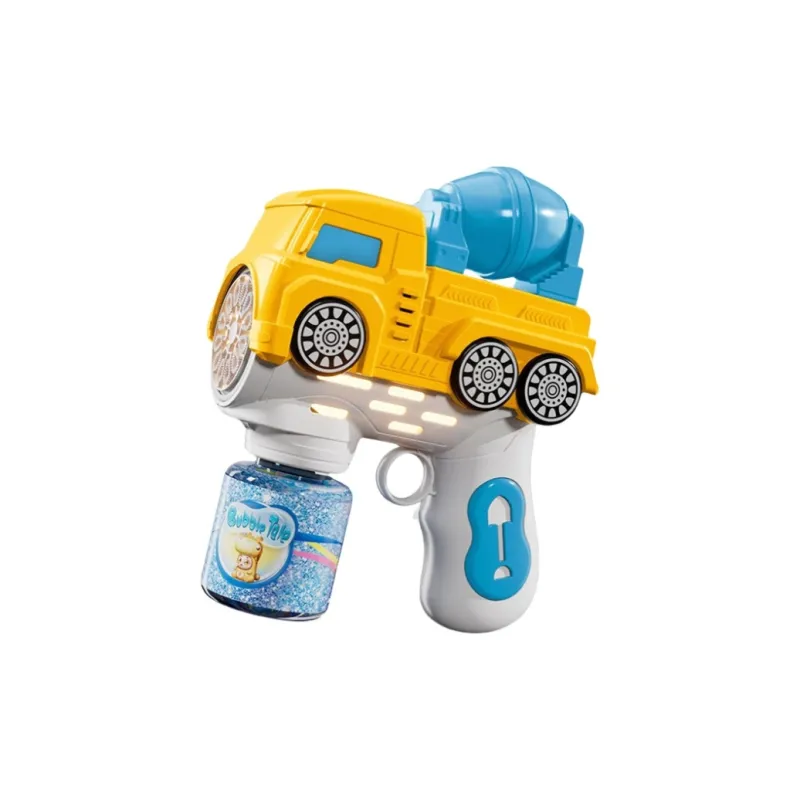 LEHUI TOYS Construction Vehicles Handheld Electric Sound And Light 12 Eyelets Excavators Bubble Machines-4