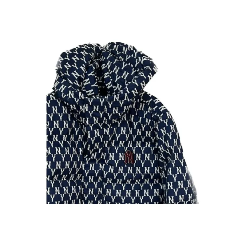 MLB Down Jacket Cropped Unisex Navy Blue-2