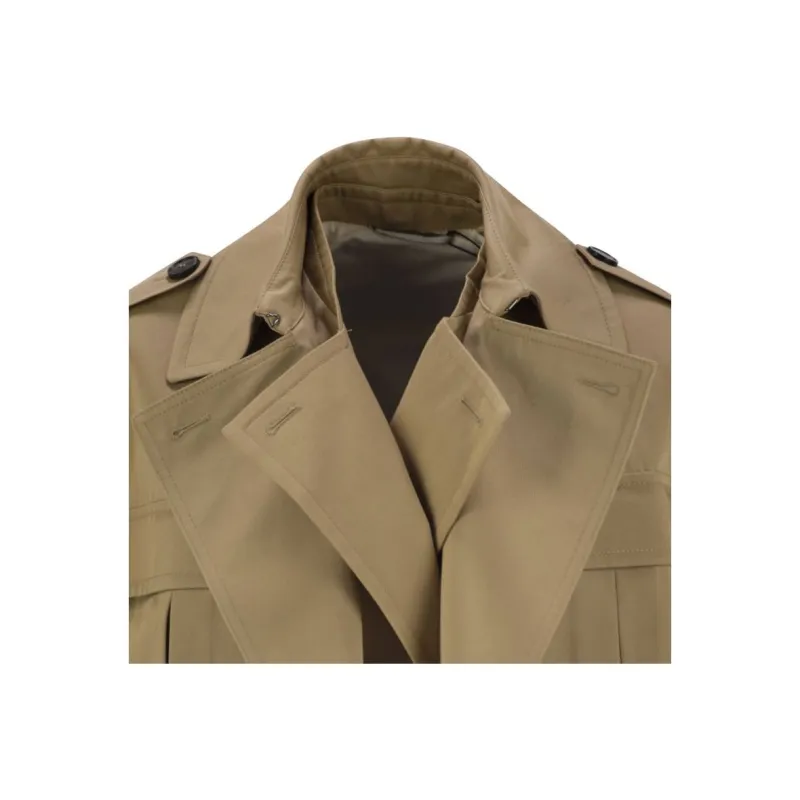 WEEKEND MaxMara Vivetta Drip Proof Gabardine Trench Set-4