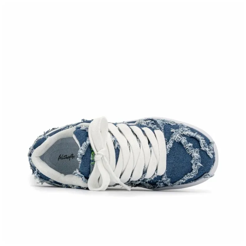 ALI THE FOX Slip Resistant Cushioning, Abrasion Resistant, Height Increasing Low Top Skateboard Shoes Unisex-7