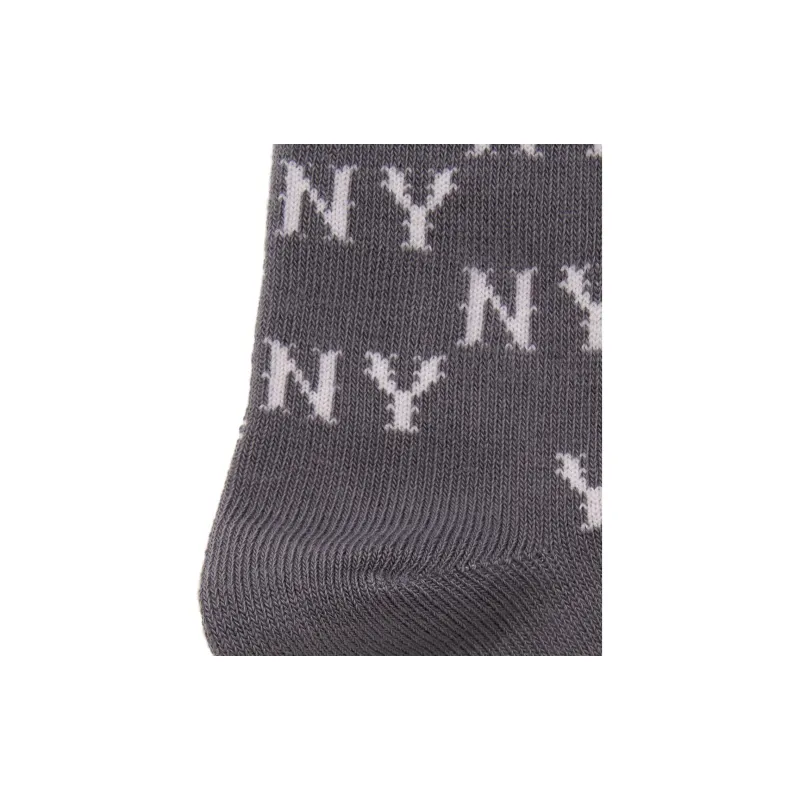 MLB New York Yankees Mid Calf Socks Unisex 1 Pack Gray-3