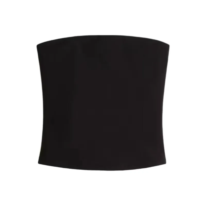 H&M Strapless Tops Women's Black-0