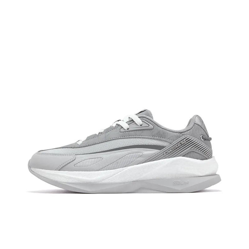 361° Spaceship Anti Slip Wear Resistant Low Top Casual Shoes Men's Photon Gray-0