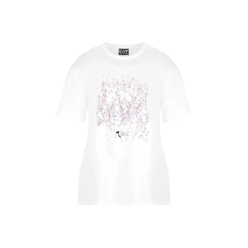 EMPORIO ARMANI Logo print T shirt-0