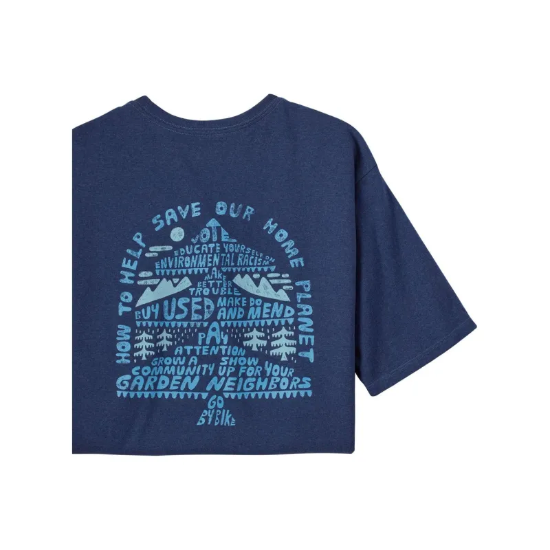 Patagonia Responsibili Tee T Shirt Men's Blue-2