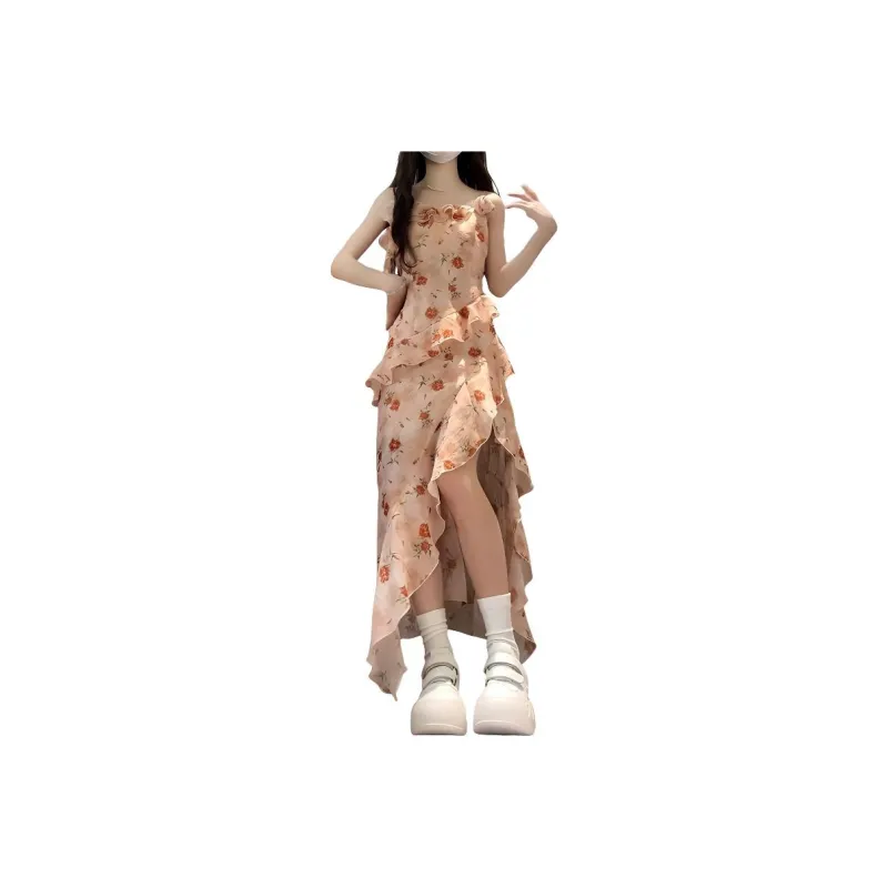 Mu Xiao Xin Slip Dresses Women's Multicolor-0