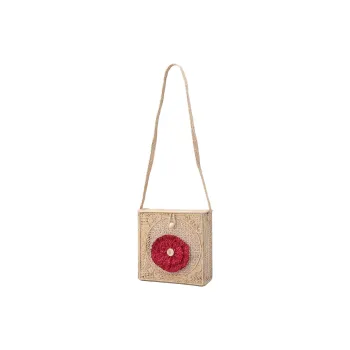FREAK'S STORE JARDIN DEL CIELO Collaboration Print Shoulder Bag Women's Beige