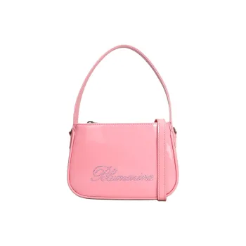 Blumarine Leather Shoulder Bag, Crossbody Bag, Handbag Women's Pink