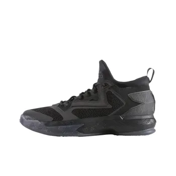Adidas D Lillard 2 Anti Slip Wear Resistant Low Top Basketball Shoes Unisex Black