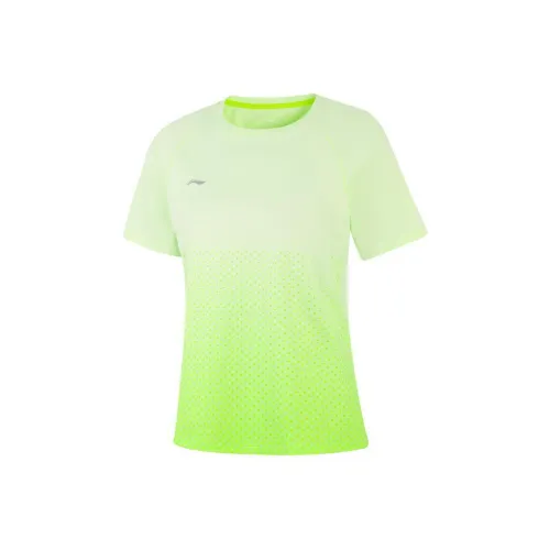 LiNing T Shirt Women's Elf Green/Digital Green