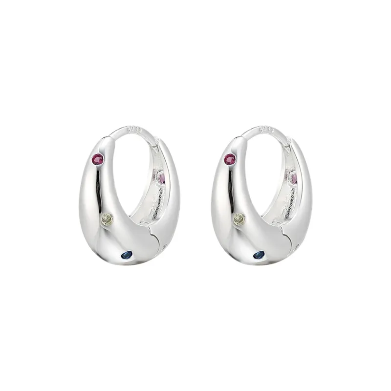 EAR PARTNER 925 Sterling Silver Earrings Women's-0
