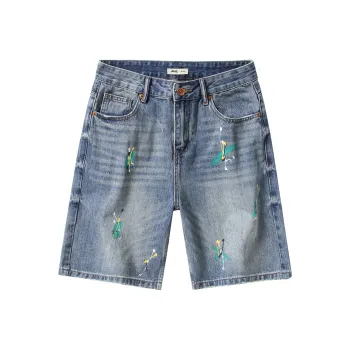 Jeep Denim Shorts Unisex P75DMWNE84 Blue