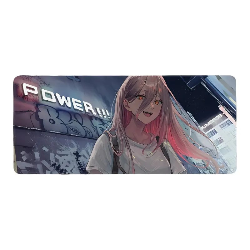 DANYIN Chainsaw Man Extra Large Esports Gaming Computer Table Pad Keyboard Pad Mouse Pads-7