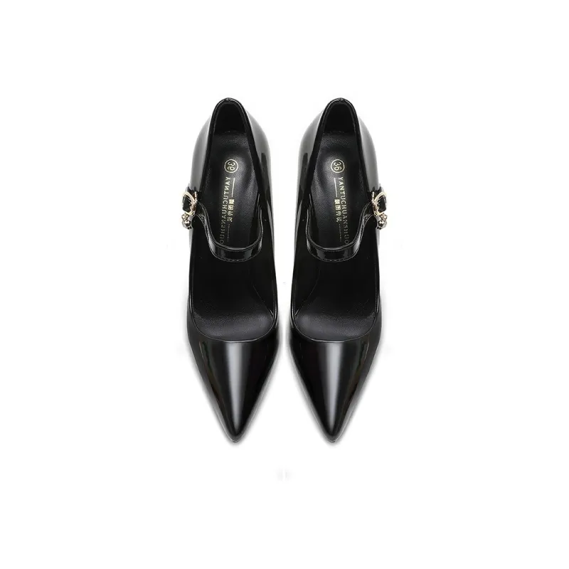Lan Miao Slim Heel High Heels 12CM Women's-1