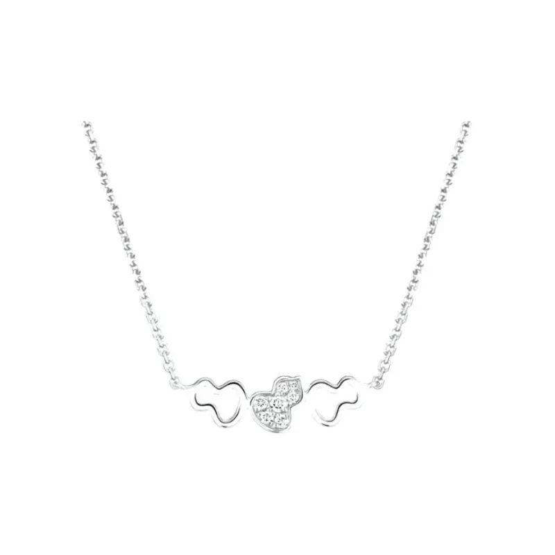 Qeelin 18K White Gold Necklaces Women's Silver-0