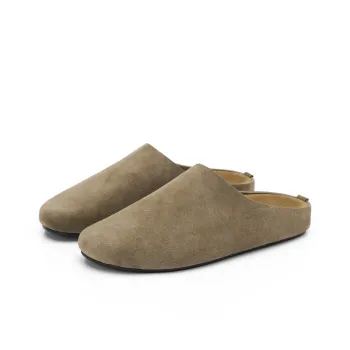Haonanhuang Rubber Sole Slip Resistant Closed Toe Slippers Unisex