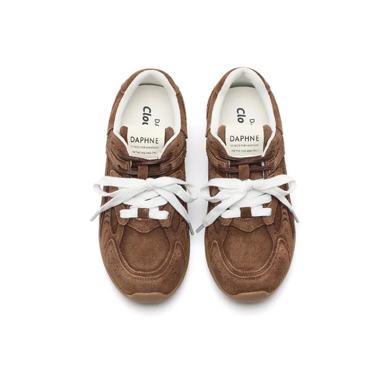 DAPHNE Lightweight Low Top Casual Shoes Women's Caramel Brown-2