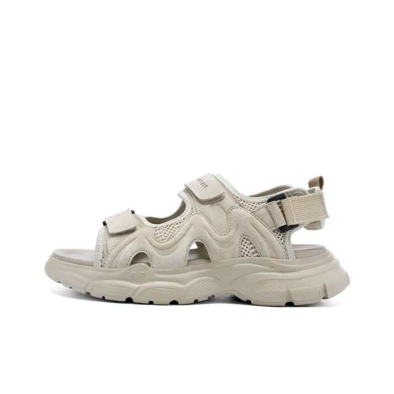 JEEP SPIRIT Beach Sandals Men's Beige-0