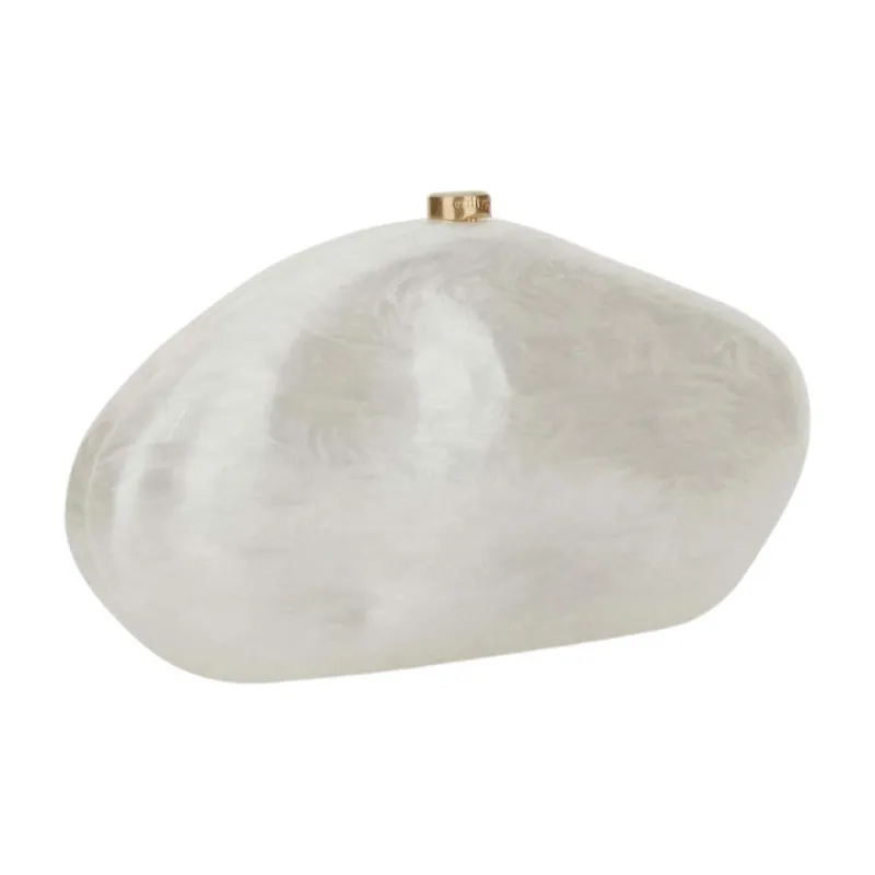 CULT GAIA Acrylic Clutch Women's White-1