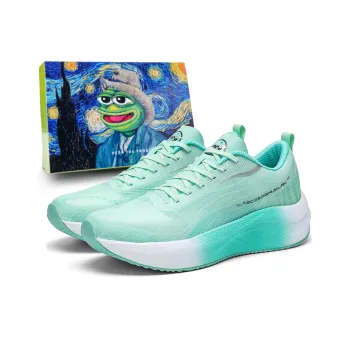 Pepe The Frog Cushioning Rebound Abrasion Resistant Lightweight Breathable Slip Resistant Low Top Running Shoes Unisex