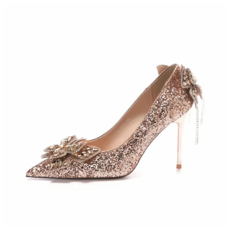 Dawei's House Slim Heel High Heels Women's-5