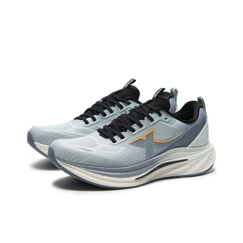 XTEP Shock Absorbers With Slip Resistant Features Low Top Marathon Training Running Shoes Men's Blue-1