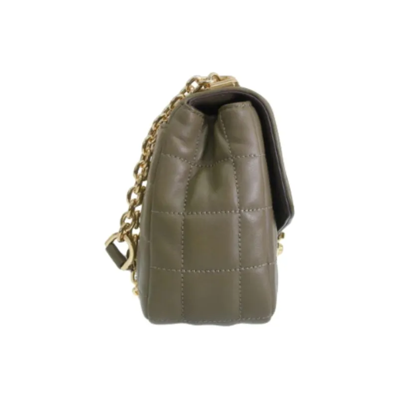 MICHAEL KORS Soho Leather Crossbody Bag, Shoulder Bag Women's Olive Green-2