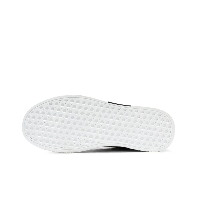 HUANAI Low Top Skateboard Shoes Men's Black-3