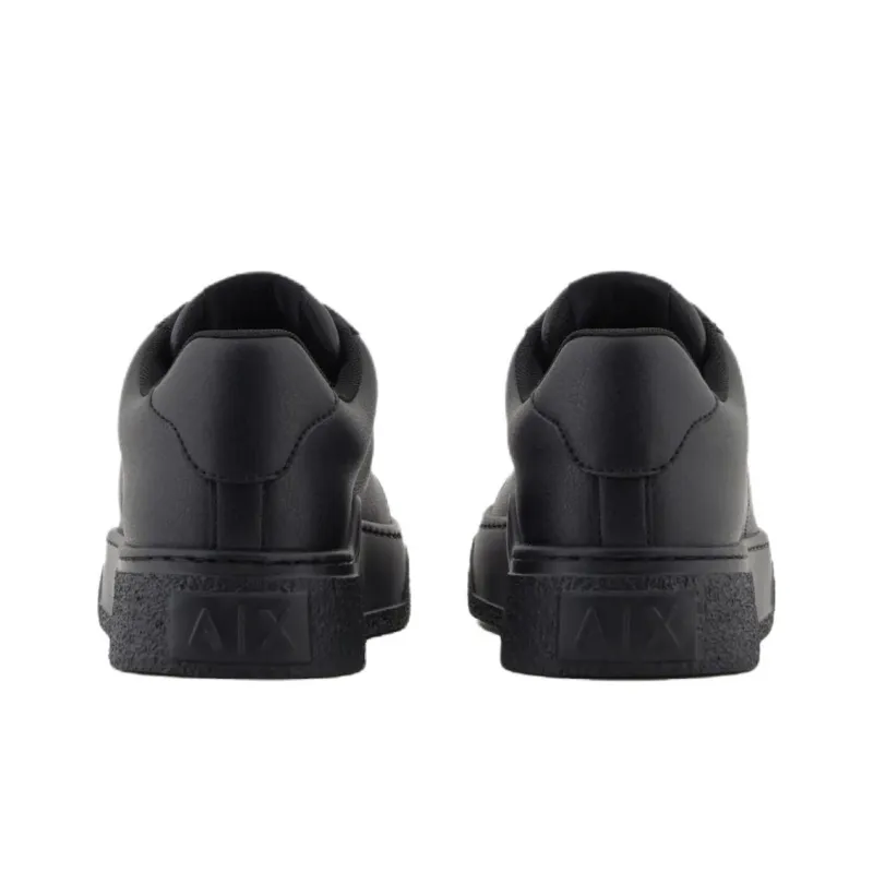 ARMANI EXCHANGEAE Low Top Skateboard Shoes Men's Black-4