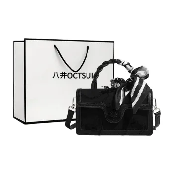 OCTSUI PU Handbag Women's Pink/Green/Black